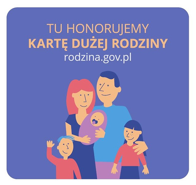 Zdjęcie przedstawia grafikę karty dużej rodziny